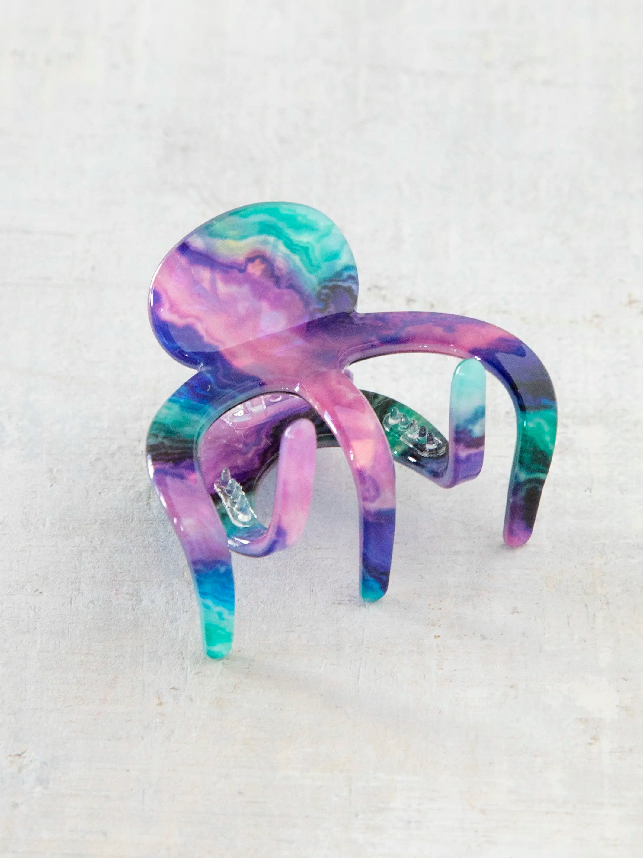 Octopus Hair Claw Clip - Purple