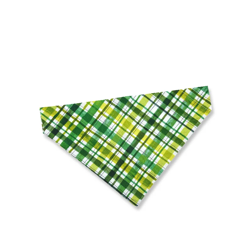 Irish Plaid Doggy Bandana