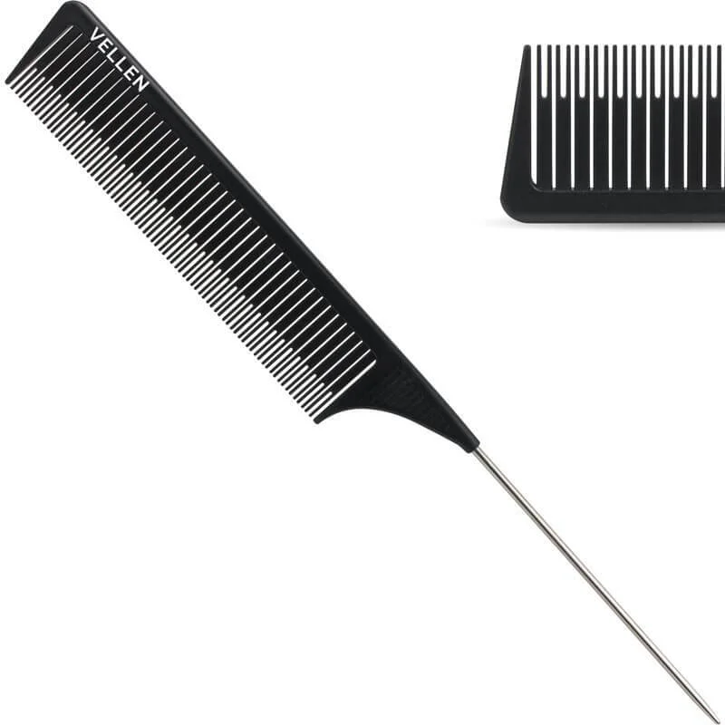 VELLEN HAIR - Premium Tail Comb - Black [DEL]