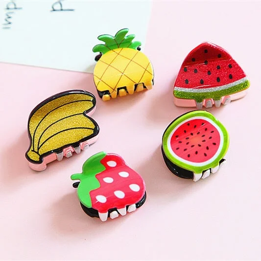 Wholesale Acetate Sheet Fruit Hairpin