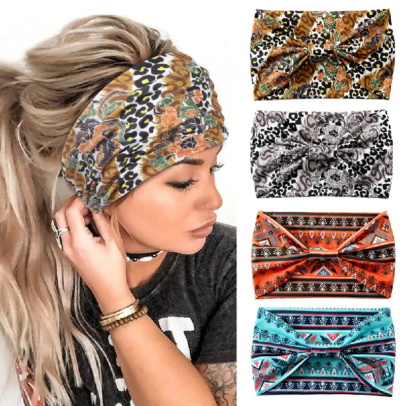 Wholesale Elastic Wide Brim Sports Yoga Headband