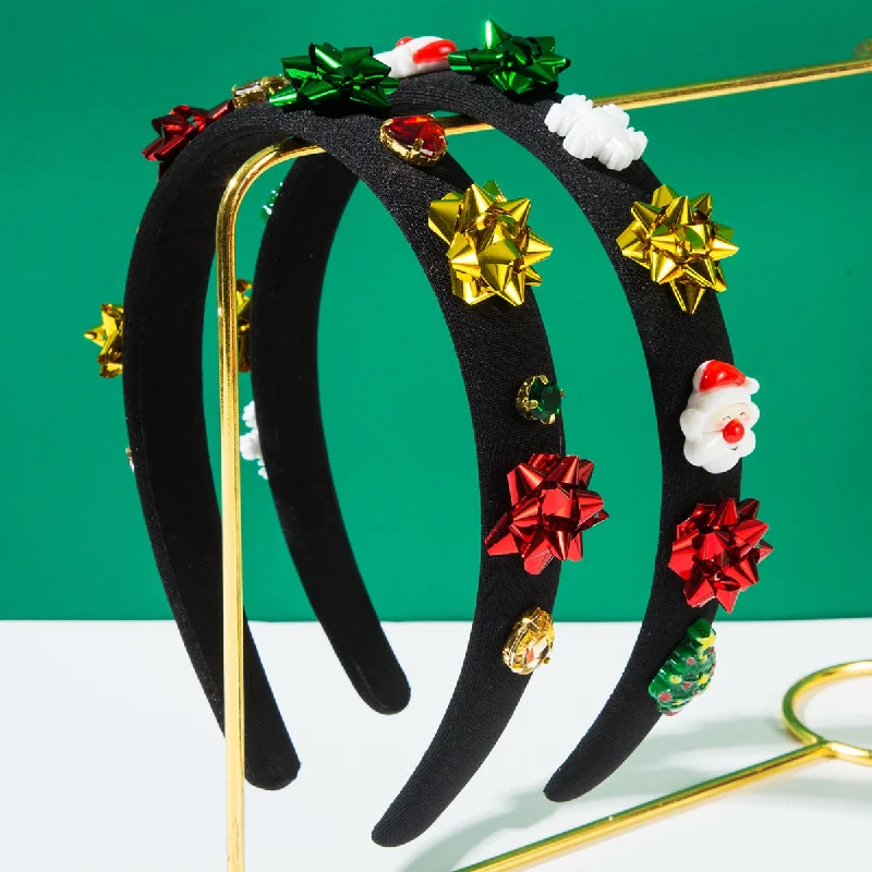 Wholesale New Christmas Diamond-encrusted Slim Cute and Versatile Holiday Headband