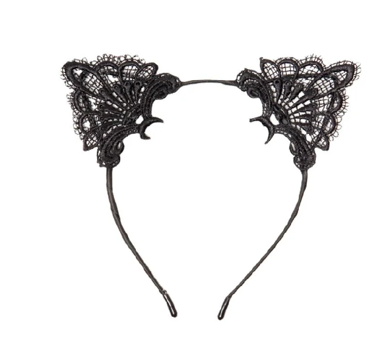 Wholesale Lace Cat Ears Headband