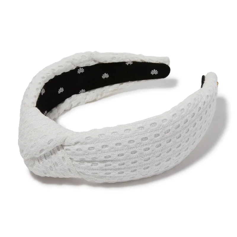 Eyelet Knotted Headband ~ Bianca