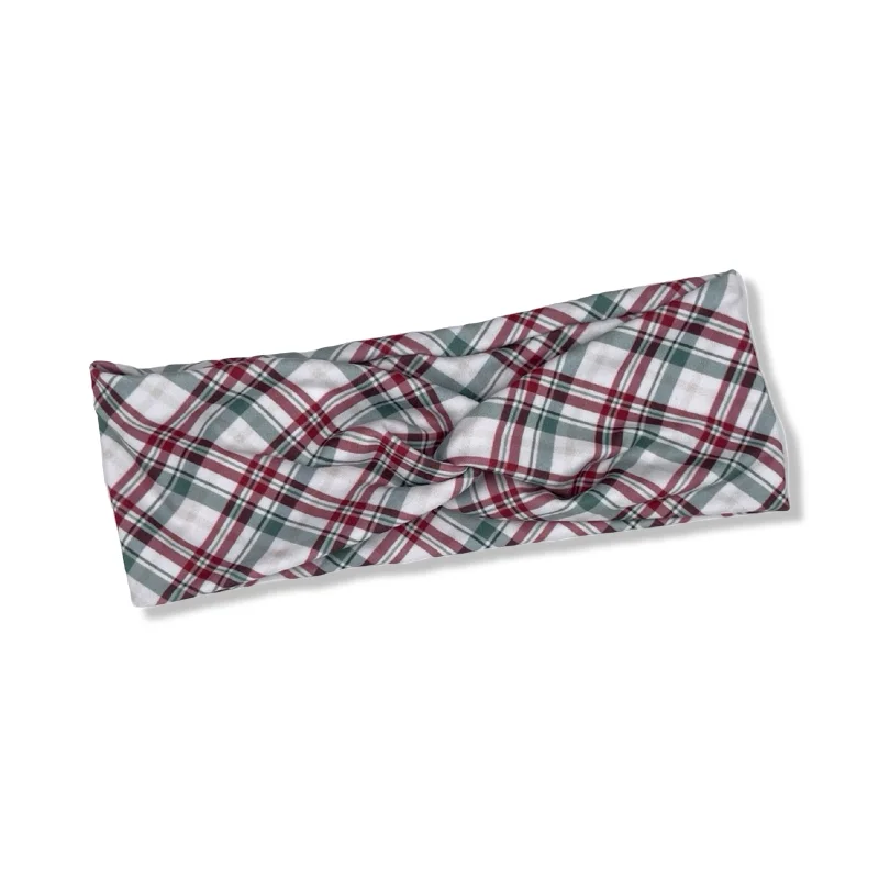 Festive Tartan Knotted Headband