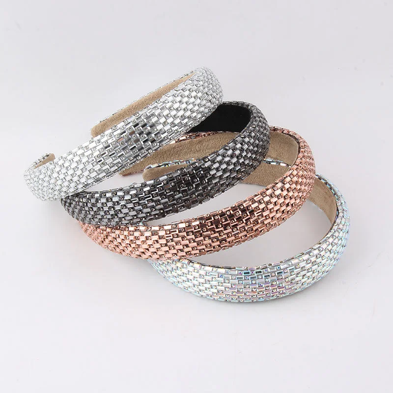 Wholesale Glass Diamond Colorful Headband