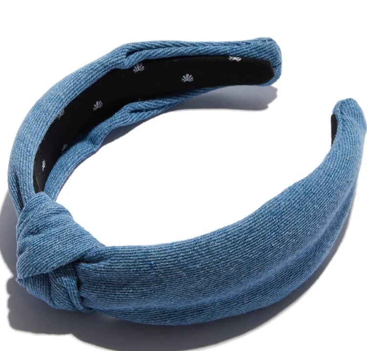 LELE SADOUGHI ~ Denim Knotted Headband