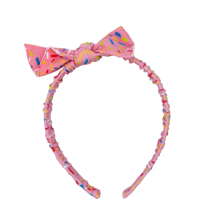 PRINTED TIED HARD HEADBAND: birthday 22