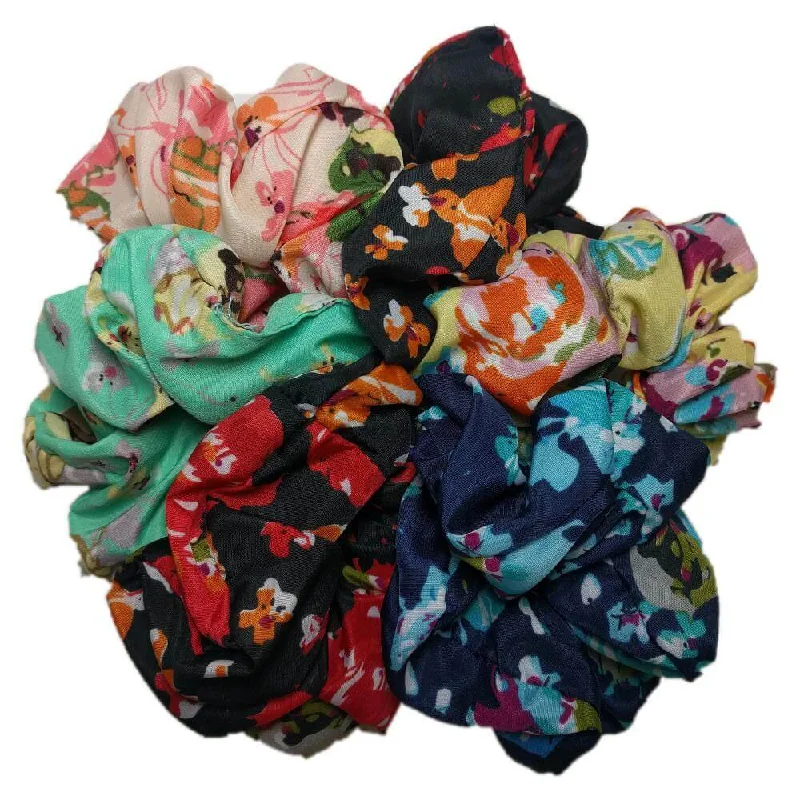 Floral Scrunchie Set