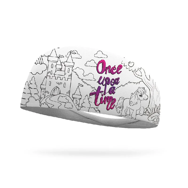 Doodle Fairy Tale Castle Color Your Own Wicking Headband