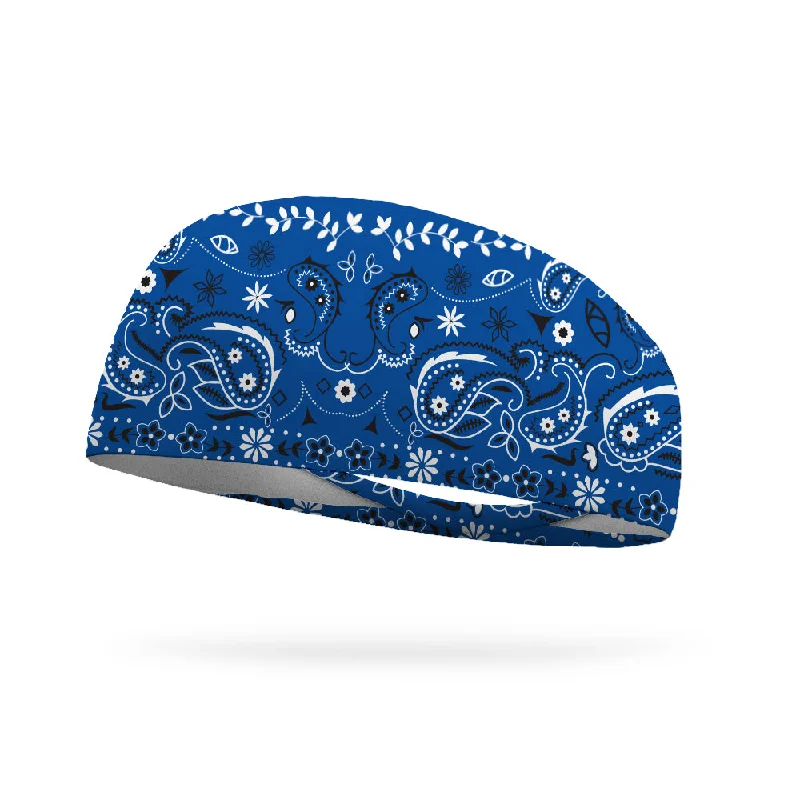 Royal Blue Bandana Performance Wicking Headband