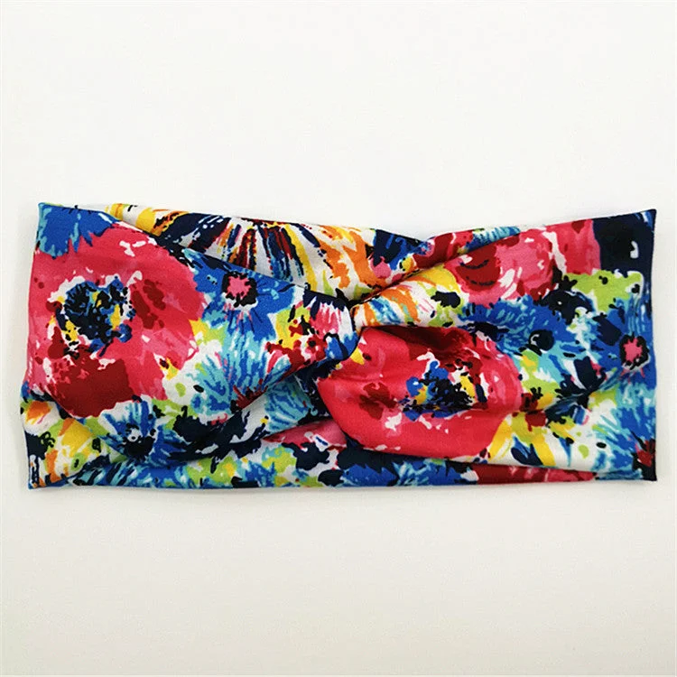 Wholesale Milk Silk Printed Cotton Headband