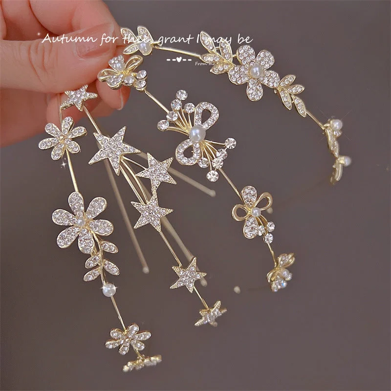 Wholesale Star Diamond Alloy Hair Band