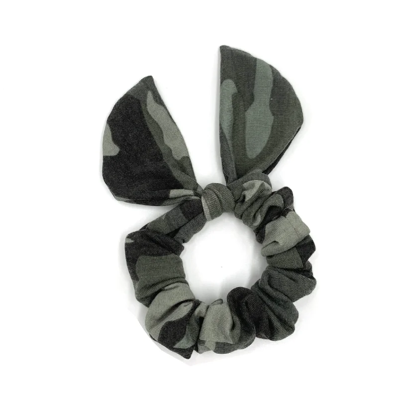 Camo Scrunchie Bow