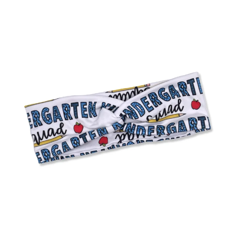 Kindergarten Squad Knotted Headband