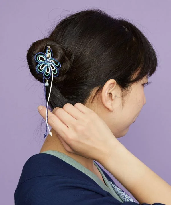 Braid Flower KANZASHI Hair Stick