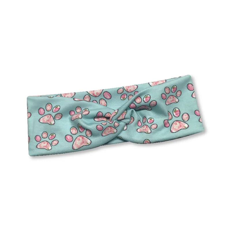 Puppy Prints Knotted Headband