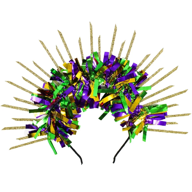 Mardi Gras Halo Crown Headband (Each)