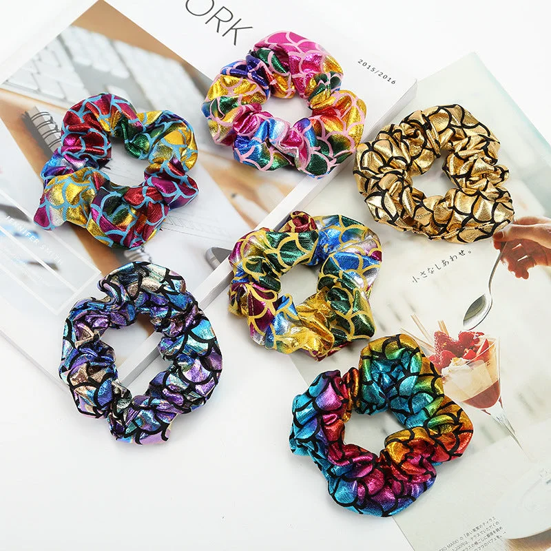 Wholesale Decor Cloth Hair Scrunchies