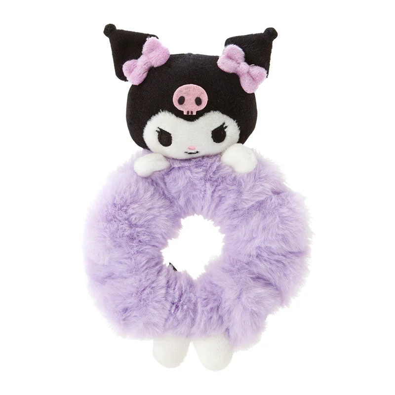 Sanrio Kuromi fluffy hair scrunchie / bracelet