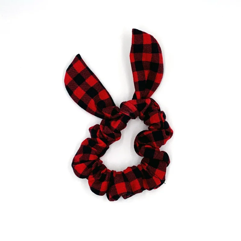 Country Life (red)Scrunchie Bow