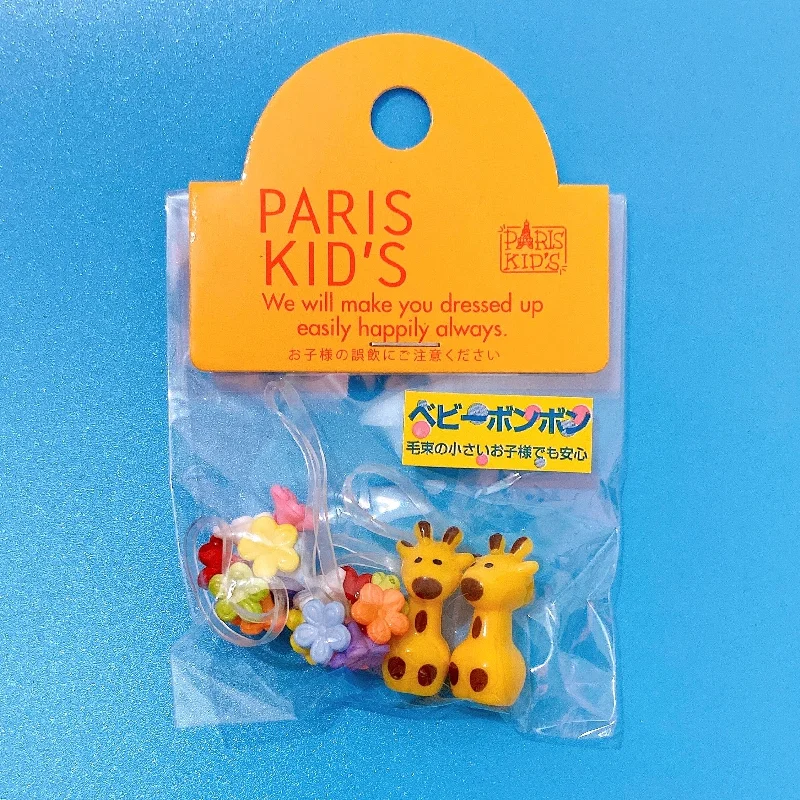 Paris Kids giraffes & flowers hair bands