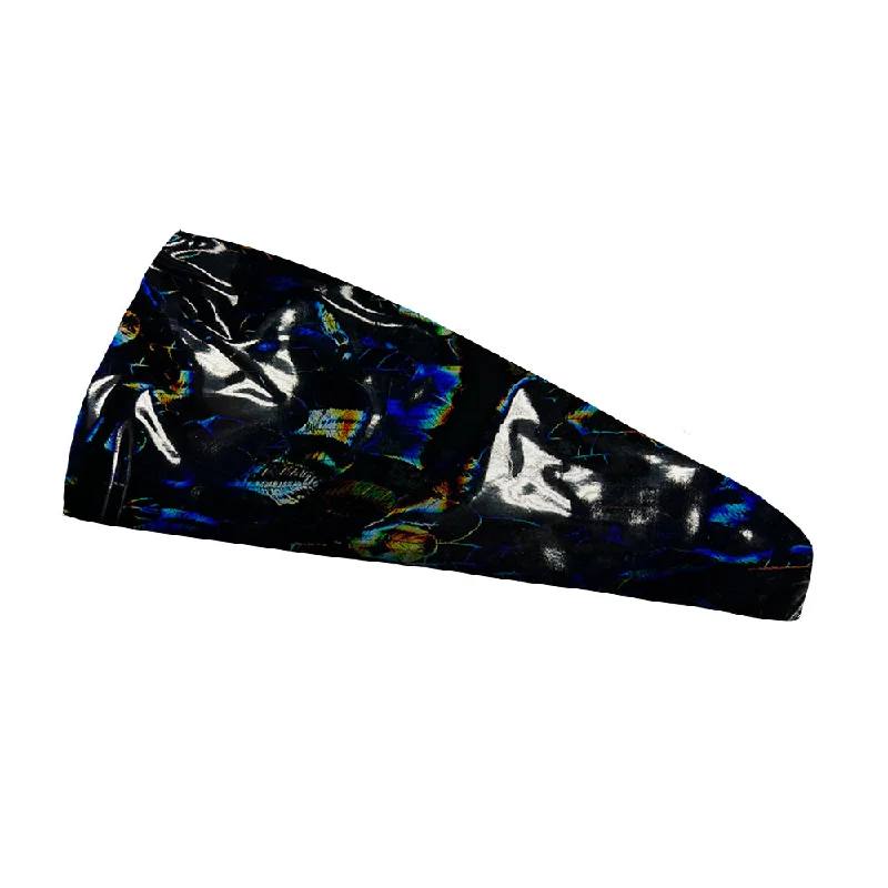 Fashion Ravens Shimmer Headband - 4" and 3" Tapered