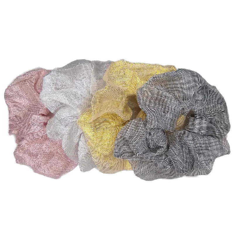 Oversized Organza Sparkle Scrunchies // CLEARANCE