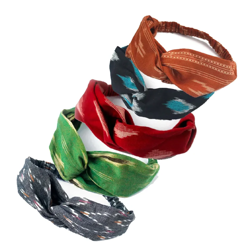 Organic Cotton Twist Headband Bundle -  Set of 5