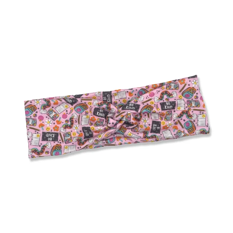 Groovy Teacher Knotted Headband