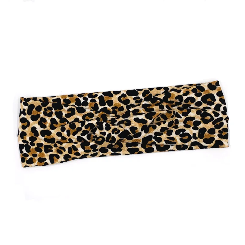 Cheetah Chase Knotted Headband