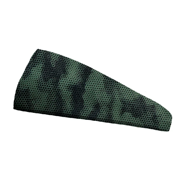 Fashion Honeycomb Camo Headband - 4" and 3" Tapered