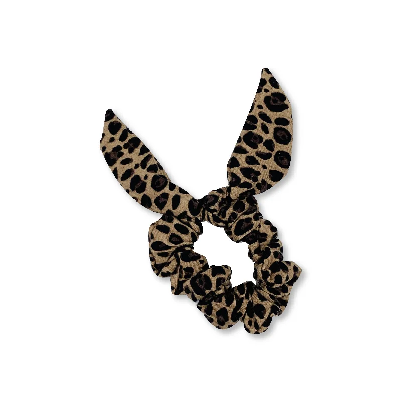 Leopard Scrunchie Bow