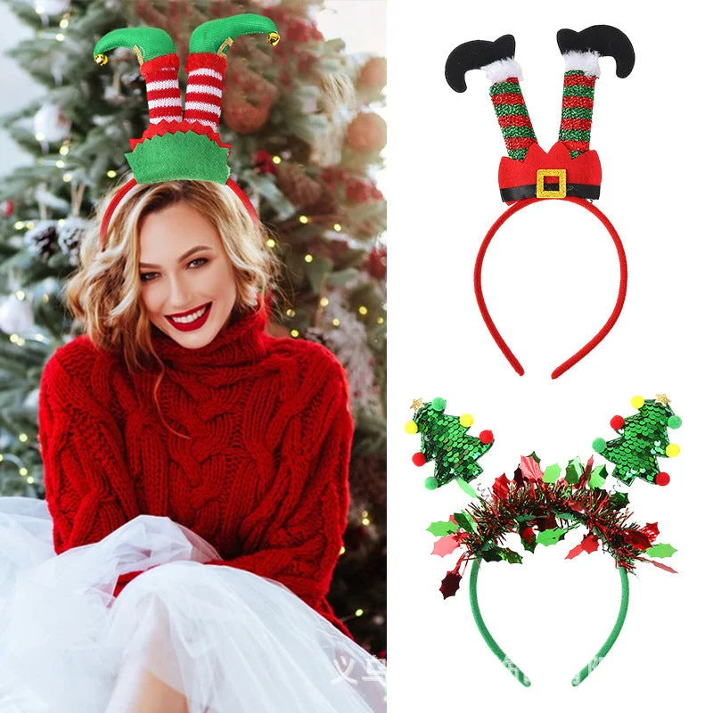 Wholesale Autumn Winter Christmas Cute Sweet Wind Girl Headband