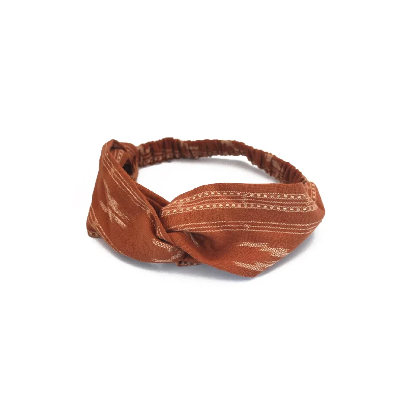 Organic Cotton Twist Headband - Tan