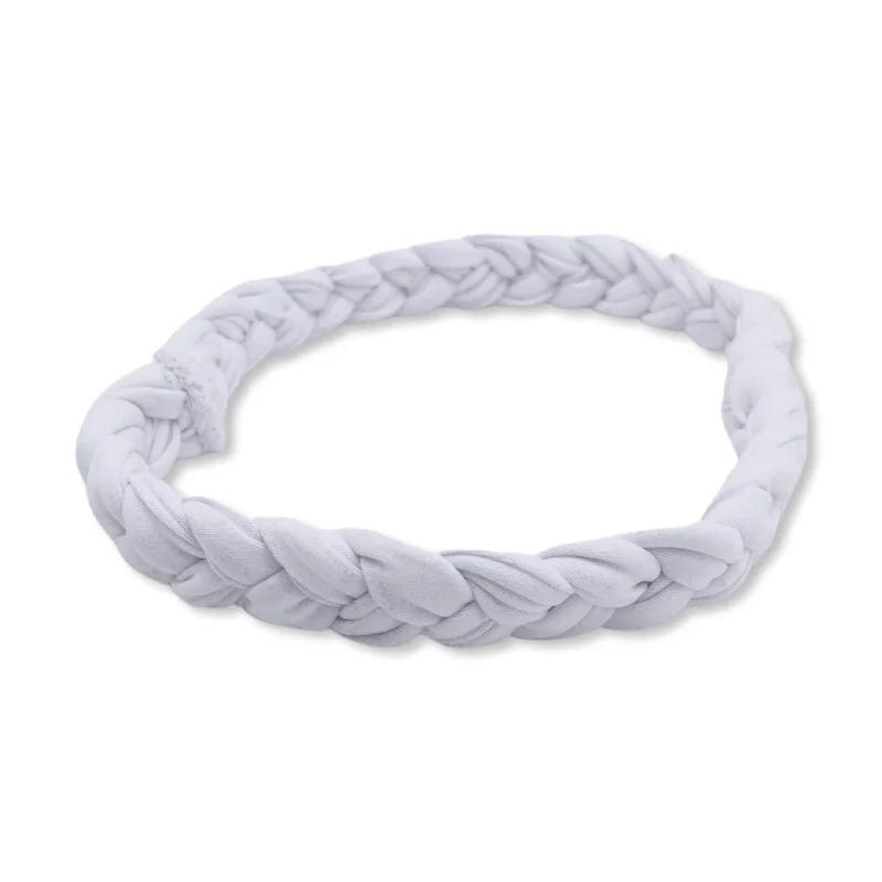 White Braided Headband