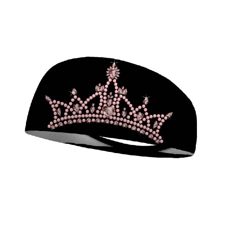 Pink Ice Pear Tiara Performance Wicking Headband