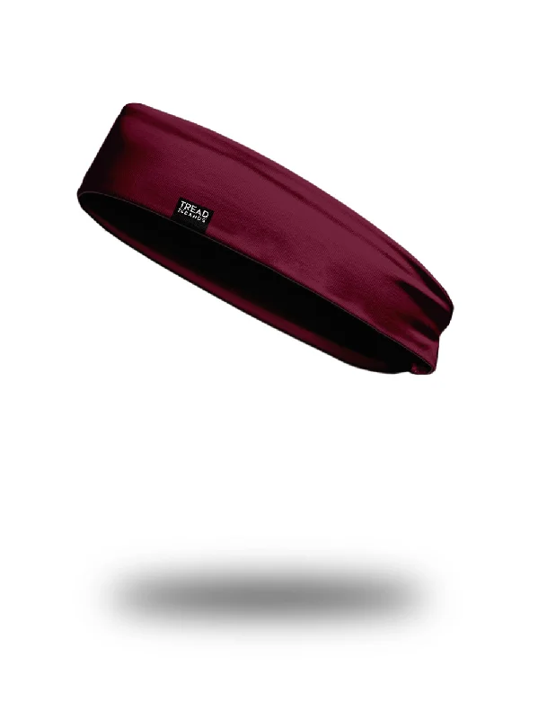 All-Season Contoured Headband - Solid Maroon Set of 3