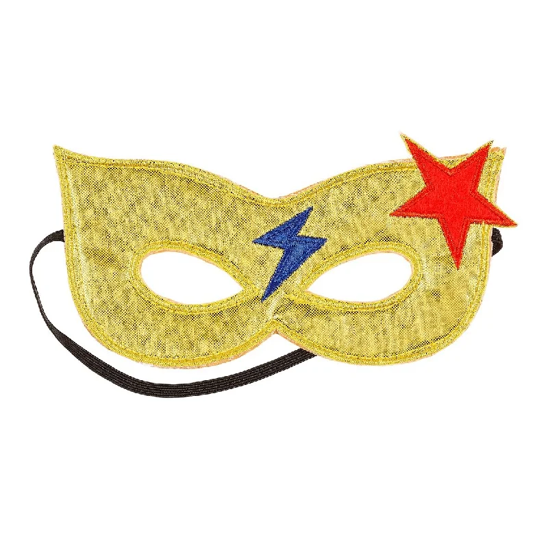 Superhero Girl Mask - Gold