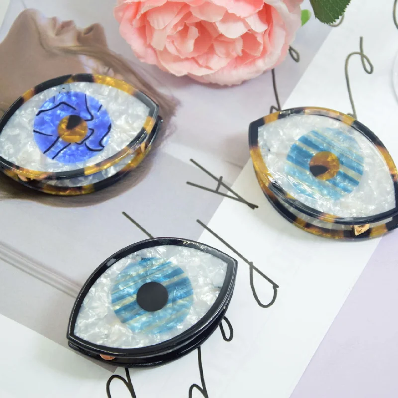 Wholesale Evil Eye Acrylic Hair Clips JDC-HC-GeLeiS002