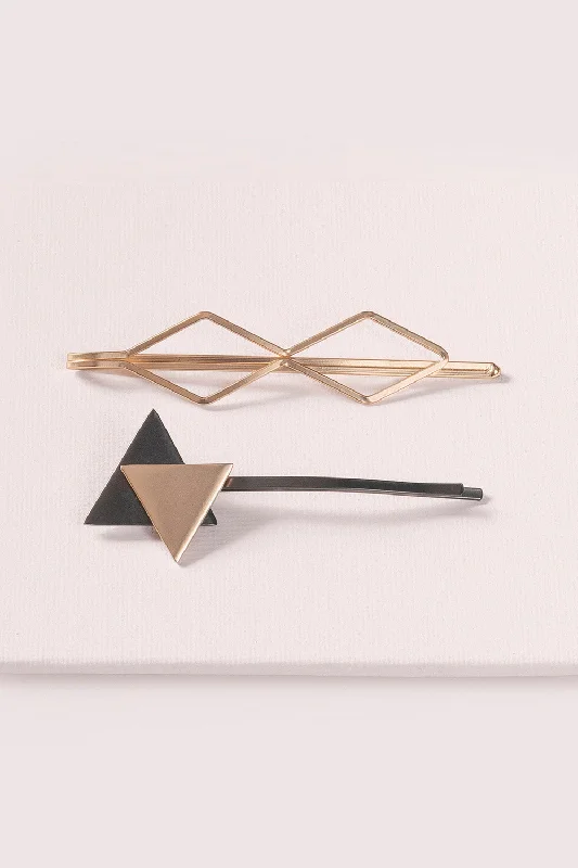 Geometric Bobby Pins Set