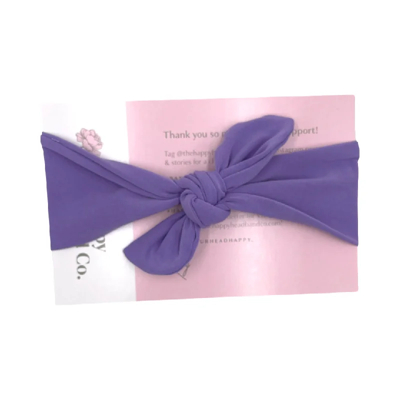 Lavender Tied Headband