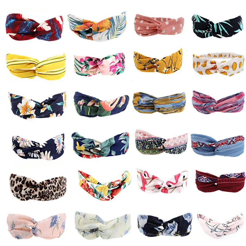 Wholesale Fabric Cross Hair Tie