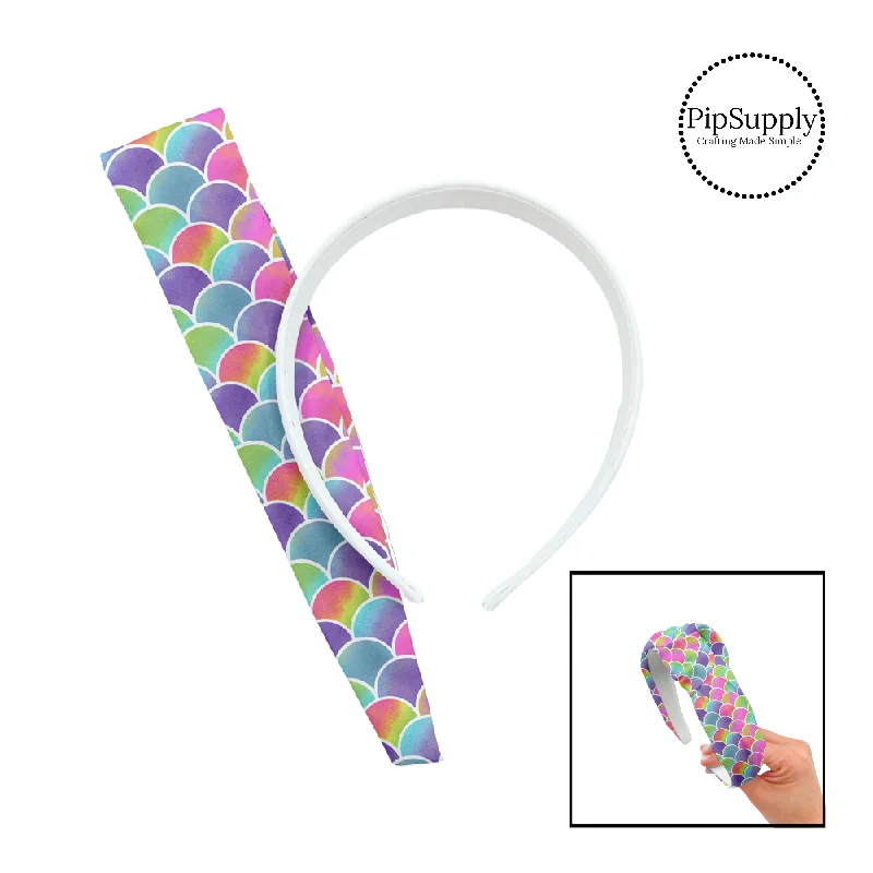 Rainbow Ombre Scales DIY Knotted Headband Kit