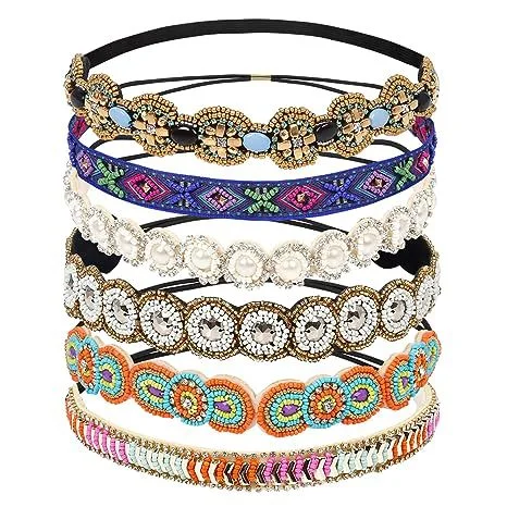 Wholesale Bohemian Set Rice Bead Hairbands