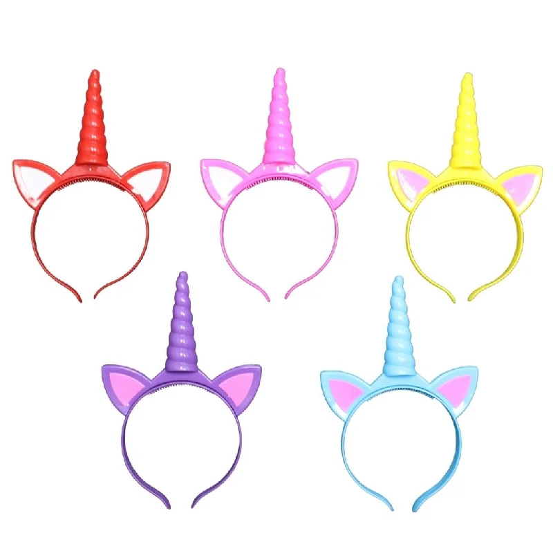 Light-Up Unicorn Headband - Assorted Colors (Each)