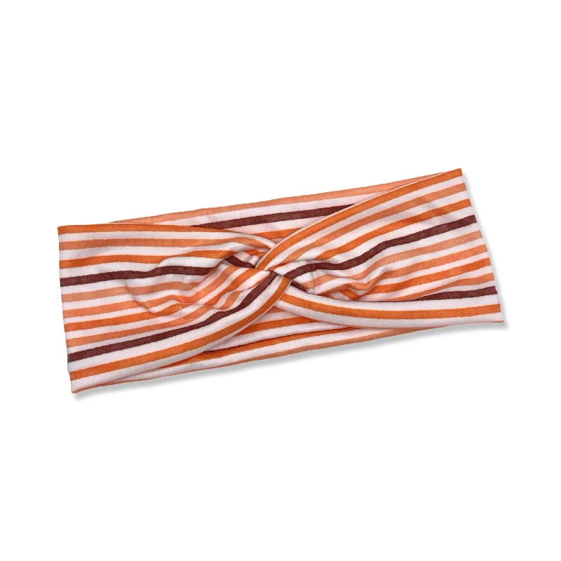 Autumn Stripes Knotted Headband