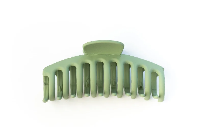 Green Jumbo Claw Clip