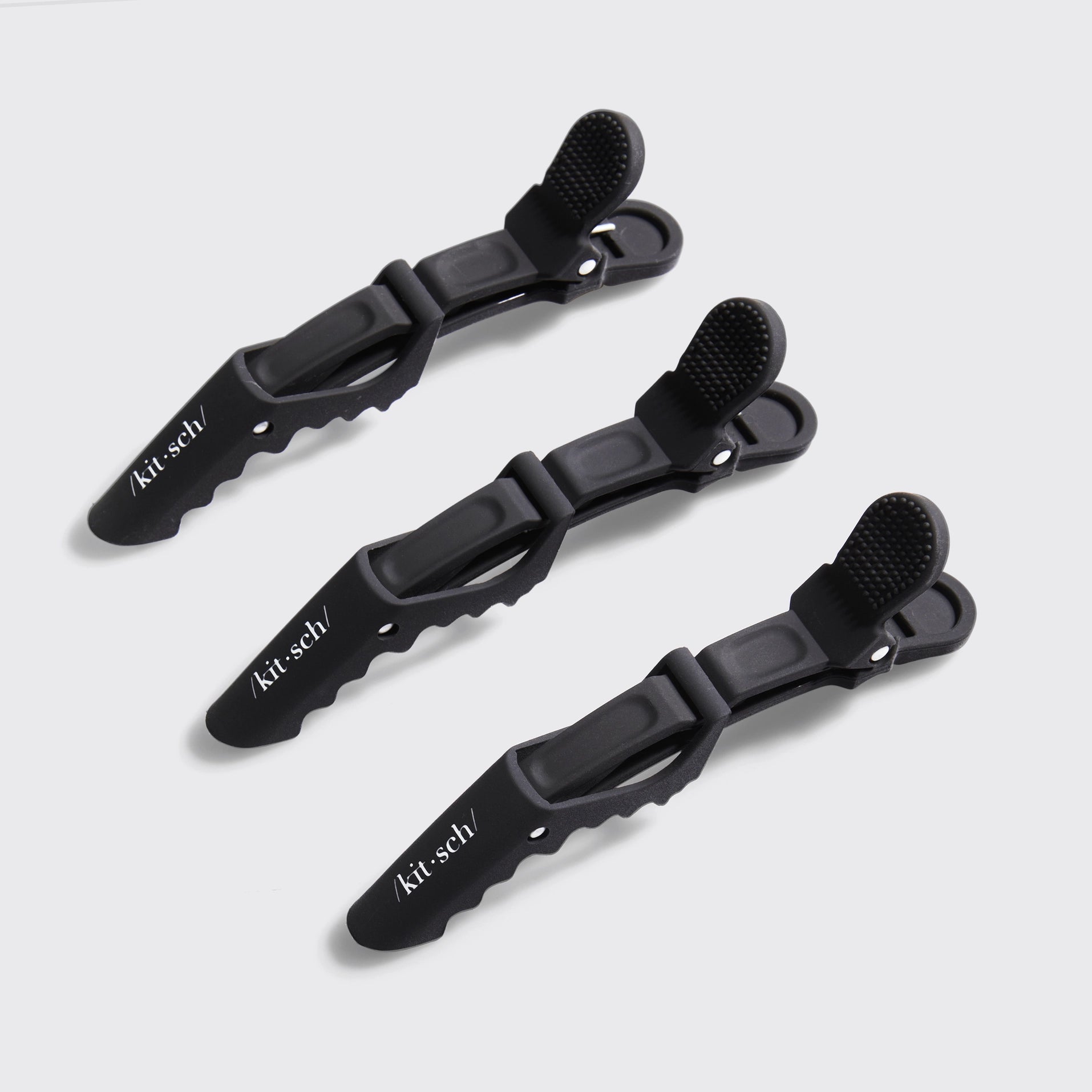 No Slip Crocodile Clip 3pc | Black