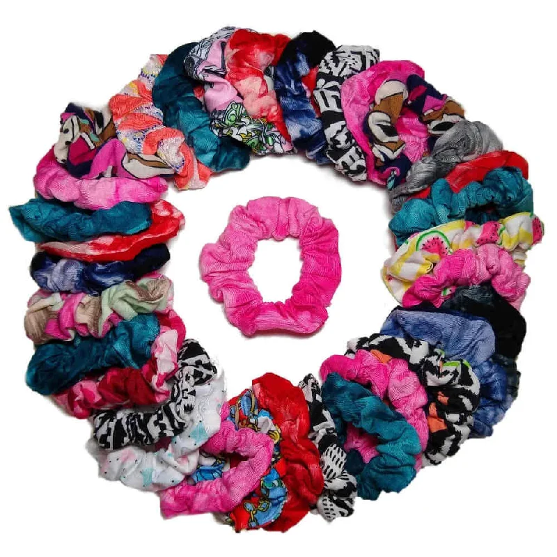 Print Scrunchie Assorted Party Pack, 36 Scrunchies